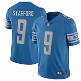 Nike Detroit Lions #9 Matthew Stafford Blue Team Color NFL Vapor Untouchable Limited Jersey